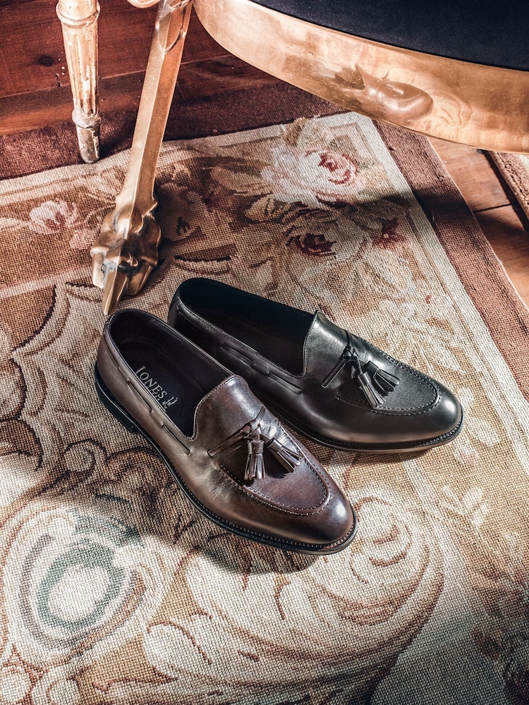 Черный - Jones Bootmaker Мужские лоферы ручной работы Cannon Street - Image 2 of 7 Черный - Jones Bootmaker Мужские лоферы ручной работы Cannon Street - Image 2 of 7