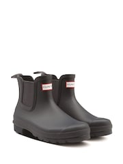 Hunter Womens Commando Chelsea Boots Wellies - Image 2 of 4