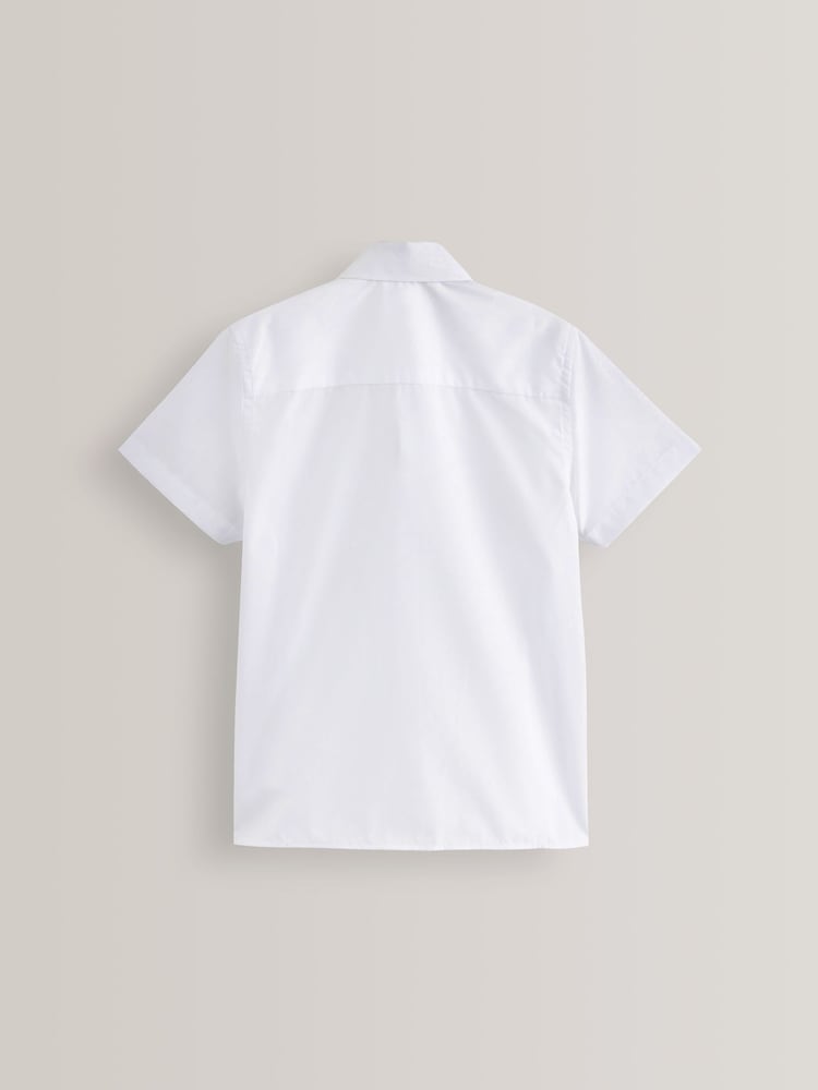 Blanc - 2{Paquet de chemises scolaires Manches courtes (3-17ans) - Image 5 of 6
