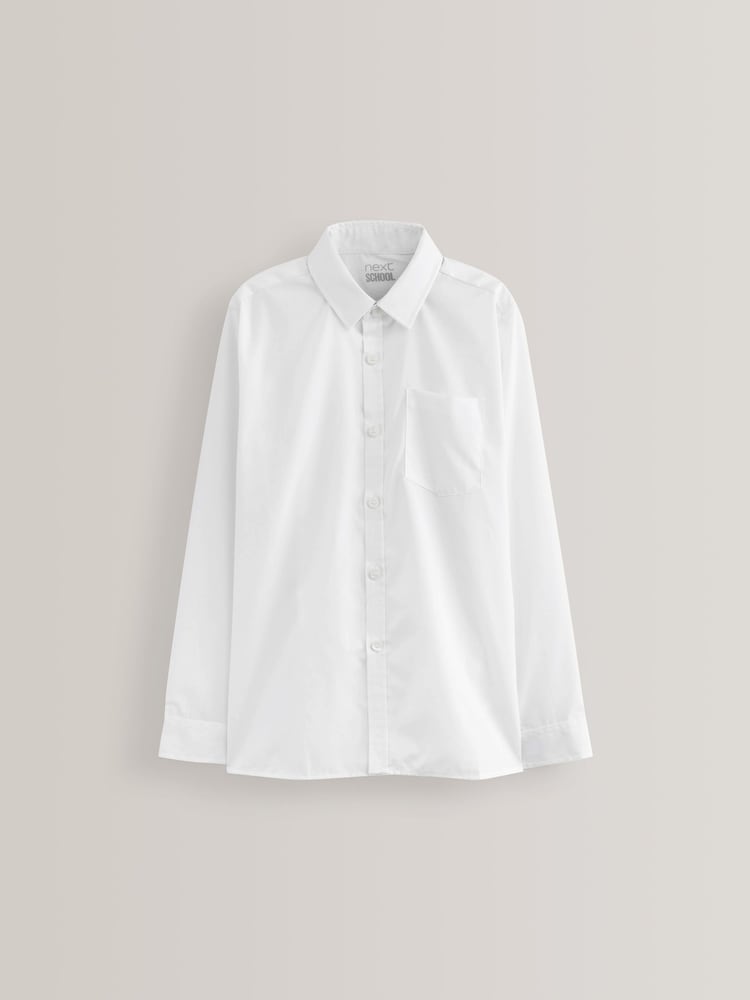 Weiß - Langarm-Schulhemden im 5er-Pack (3–17 J.) - Bild 8 von 8