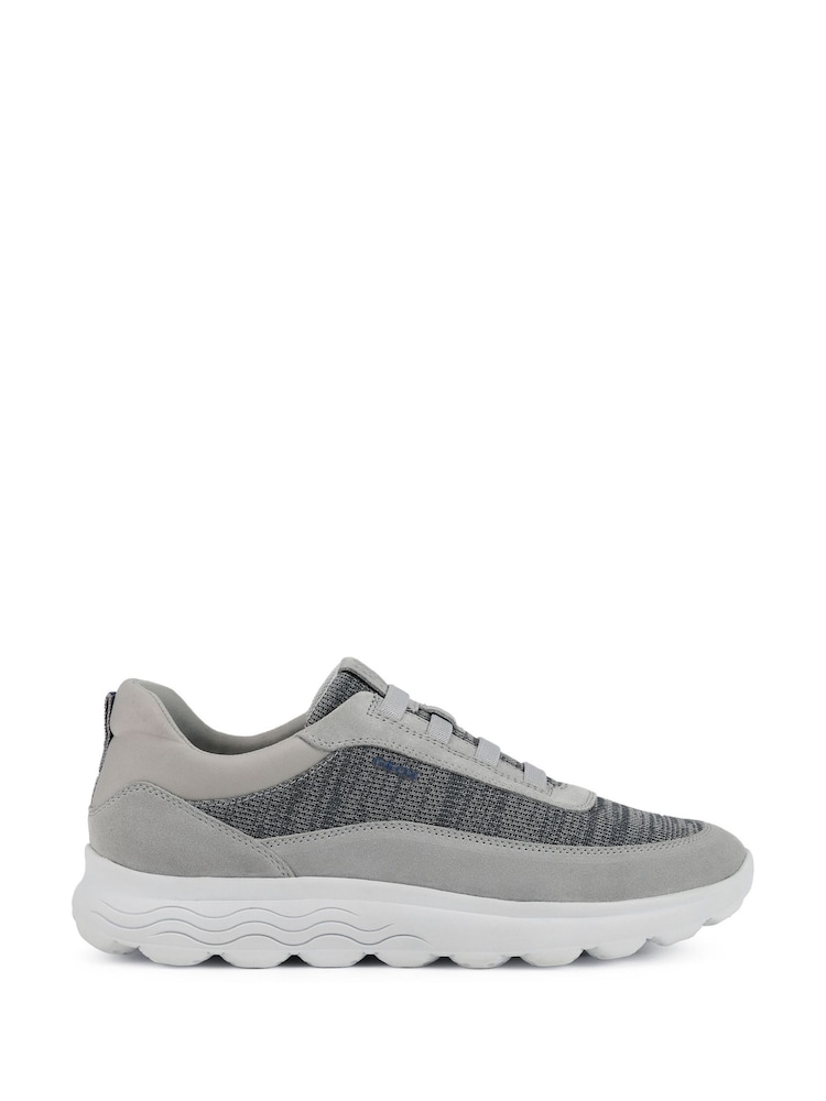 Geox Mens Spherica Grey Sneakers - Image 1 of 5
