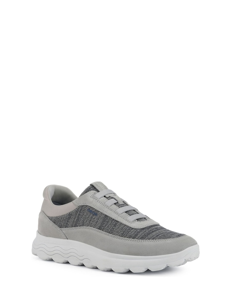 Geox Mens Spherica Grey Sneakers - Image 2 of 5