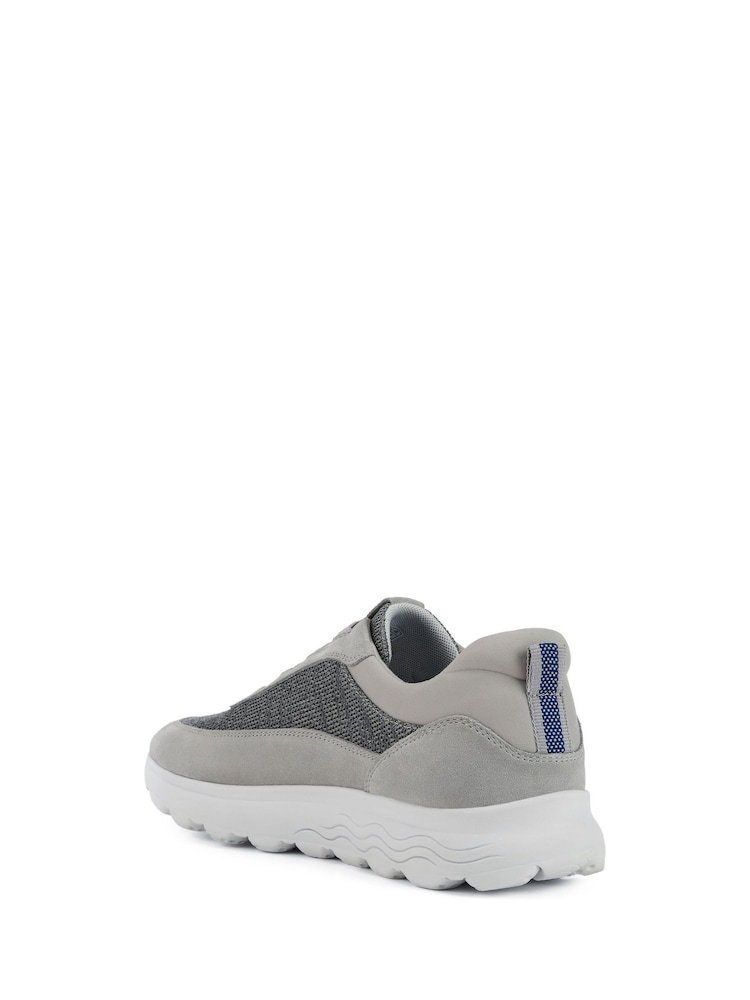 Geox Mens Spherica Grey Sneakers - Image 3 of 5