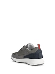 Geox Mens Radente Grey Sneakers - Image 3 of 5