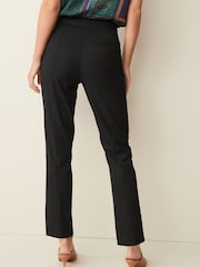 Black Texture Tailored Slim Trousers - Image 1 of 3