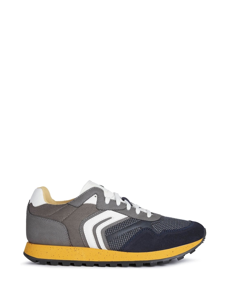 Geox Mens Ponente Blue Sneakers - Image 1 of 5