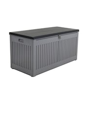 Charles Bentley Black/Grey 270L Outdoor Plastic Storage Box - Image 4 of 6