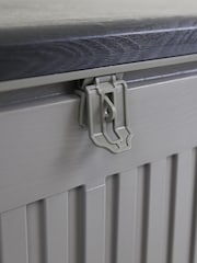 Charles Bentley Black/Grey 270L Outdoor Plastic Storage Box - Image 6 of 6
