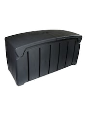 Charles Bentley Dark Grey Ward Plastic 322L Garden Storage Box - Image 1 of 4