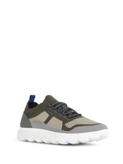 Geox Mens Spherica Green Sneakers - Image 2 of 5