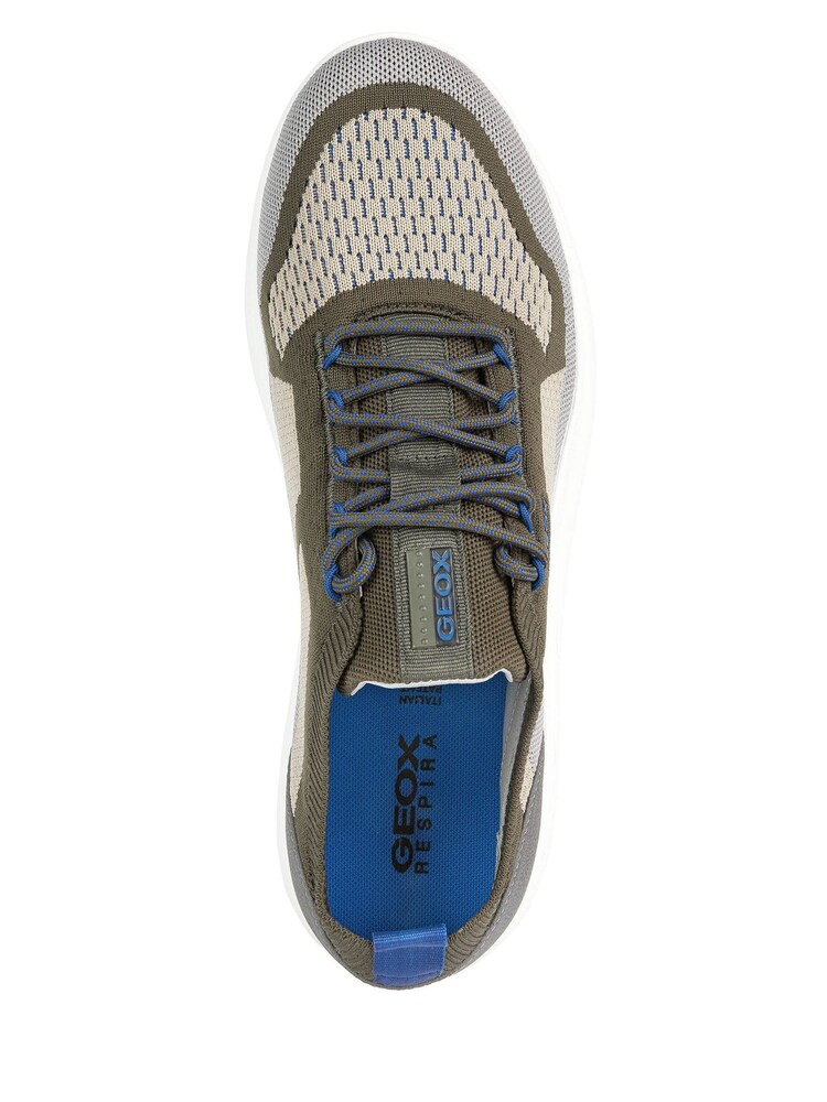 Geox Mens Spherica Green Sneakers - Image 4 of 5