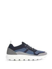 Geox Mens Spherica Blue Sneakers - Image 1 of 5