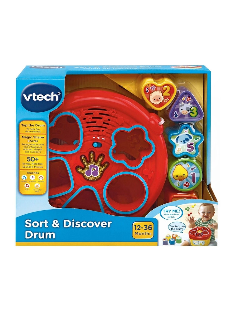 VTech Multi Sort And Discover Drum 185103 - Image 2 of 3