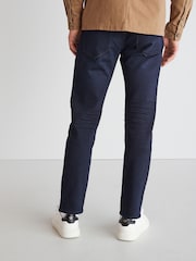 Temno modra in modra - Slim - Comfort Raztegljive kavbojke - Slika 2 iz 5