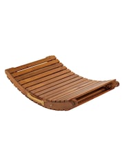 Charles Bentley Wood Garden Acacia Wooden Foldable Sun Lounger - Image 4 of 6