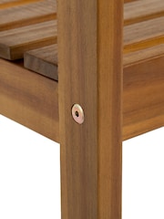 Charles Bentley Wood Wooden Garden Bench - Image 6 of 6