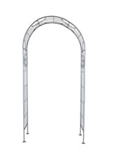 Charles Bentley Grey Wrought Iron Garden Arch - Image 2 of 3