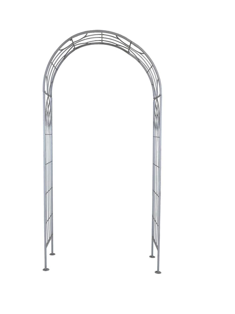 Charles Bentley Grey Wrought Iron Garden Arch - Image 2 of 3