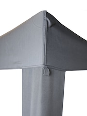 Charles Bentley Grey Garden 3m x 3m Pop Up Gazebo - Image 4 of 6