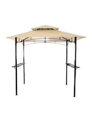 Charles Bentley Beige Garden 8 x 5 Ft Steel Gazebo - Image 4 of 4