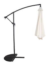Charles Bentley Cream 3m Hanging Banana Cantilever Garden Umbrella - Image 4 of 5