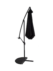 Charles Bentley Black 3m Hanging Banana Cantilever Garden Umbrella - Image 4 of 6