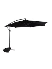 Charles Bentley Black 3m Hanging Banana Cantilever Garden Umbrella - Image 6 of 6