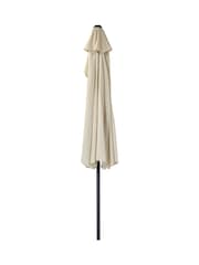 Charles Bentley Beige 2.7m Balcony Garden Umbrella - Image 4 of 5