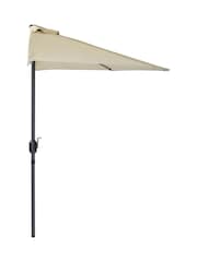 Charles Bentley Beige 2.7m Balcony Garden Umbrella - Image 5 of 5