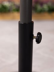 Charles Bentley Grey Garden Round 15kg Concrete Parasol Base - Image 2 of 6