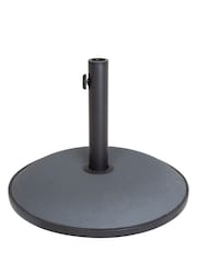 Charles Bentley Grey Garden Round 15kg Concrete Parasol Base - Image 3 of 6