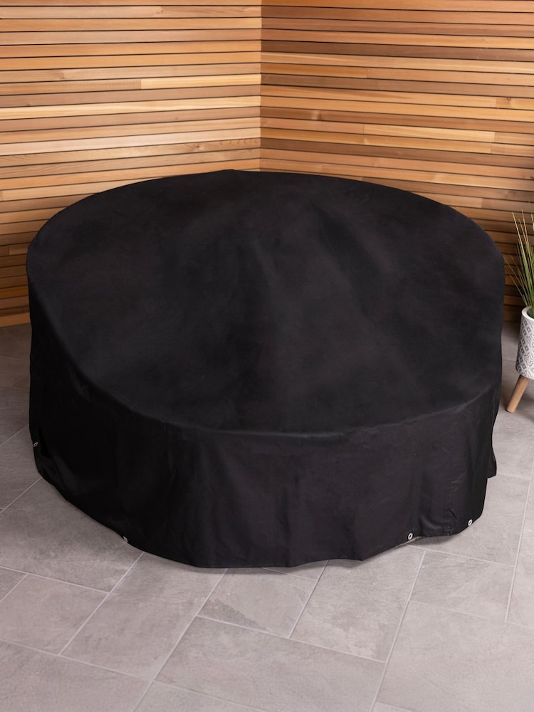 Charles Bentley Black Deluxe Garden Rattan Day Bed Cover - Image 1 of 2 Charles Bentley Black Deluxe Garden Rattan Day Bed Cover - Image 1 of 2