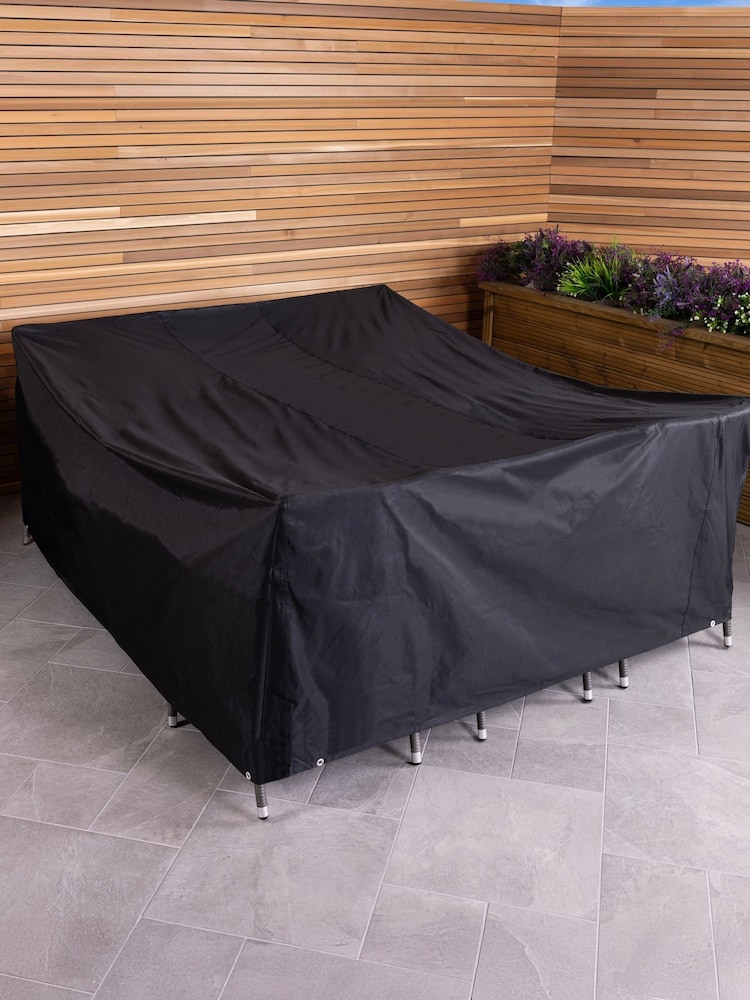 Charles Bentley Black Black Garden Premium Rectangular Furniture Cover - Image 1 of 5