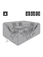 Charles Bentley Black Black Garden Premium Rectangular Furniture Cover - Image 3 of 5