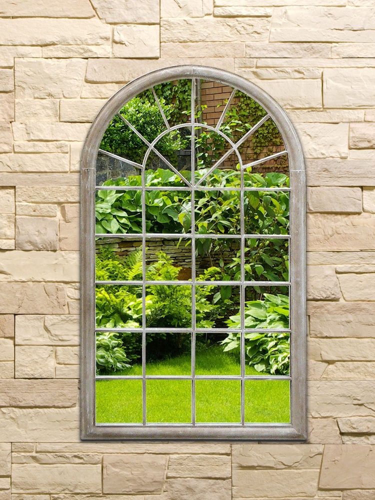 Charles Bentley Natural Garden Single Arch Mirror - Image 1 of 2