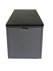Charles Bentley Grey 490L Large Outdoor Garden Plastic Storage Box - Image 5 of 6