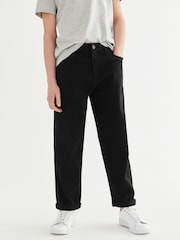 Black Wide Fit Stretch Jeans (3-17yrs) - Image 1 of 4