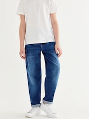 Blue Wide Fit Stretch Jeans (3-17yrs) - Image 1 of 5