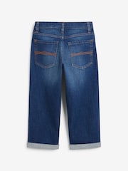 Blue Wide Fit Stretch Jeans (3-17yrs) - Image 4 of 5