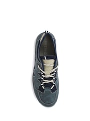 Pavers Blue Mens Wide Fit Lace-Up Trainers - Image 4 of 5