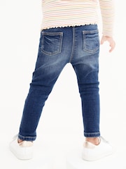 Mid Blue Denim 1 Pack Elasticated Waist Jeggings (3mths-7yrs) - Image 3 of 9