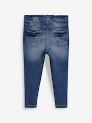 Mid Blue Denim 1 Pack Elasticated Waist Jeggings (3mths-7yrs) - Image 6 of 9