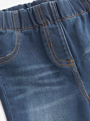 Mid Blue Denim 1 Pack Elasticated Waist Jeggings (3mths-7yrs) - Image 8 of 9
