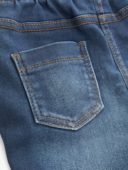 Mid Blue Denim 1 Pack Elasticated Waist Jeggings (3mths-7yrs) - Image 9 of 9