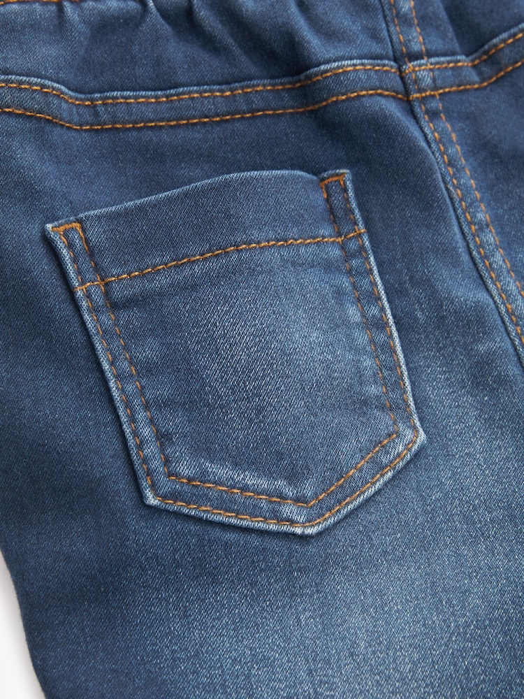 Mid Blue Denim 1 Pack Elasticated Waist Jeggings (3mths-7yrs) - Image 9 of 9