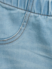 Light Blue Denim 1 Pack Elasticated Waist Jeggings (3mths-7yrs) - Image 7 of 7