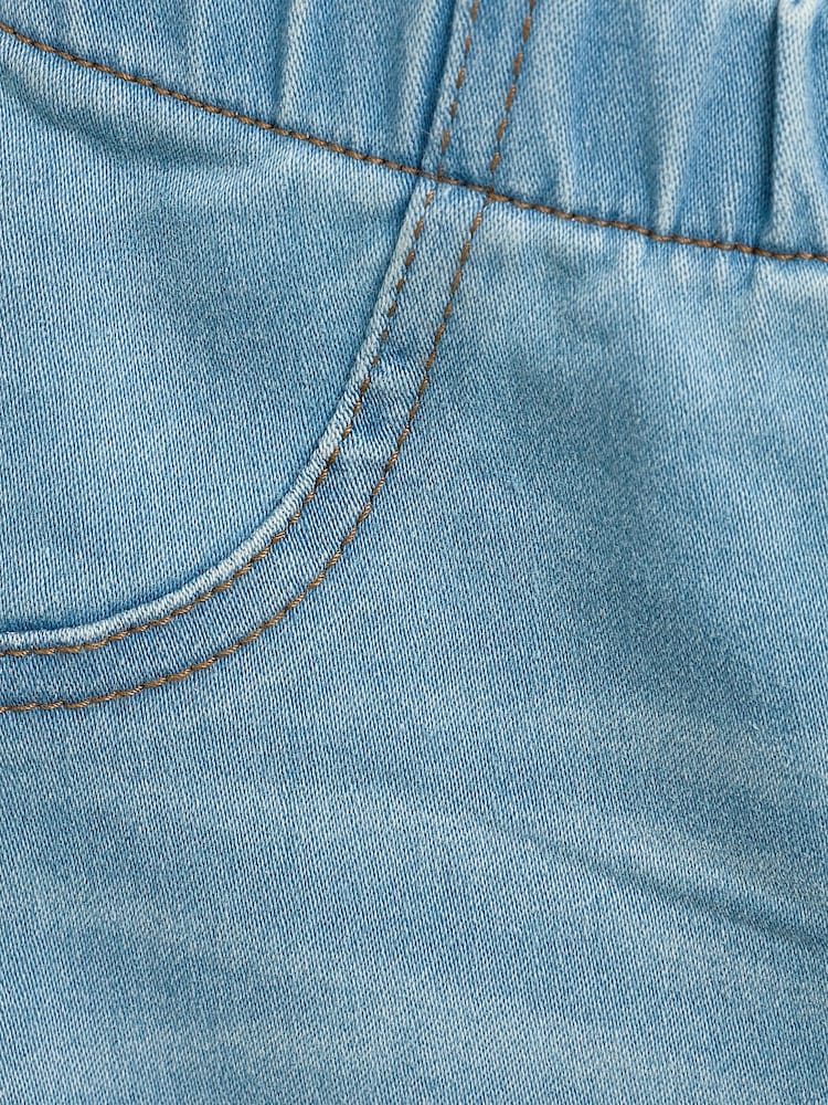 Light Blue Denim 1 Pack Elasticated Waist Jeggings (3mths-7yrs) - Image 7 of 7