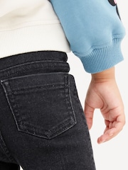 Black Denim 1 Pack Elasticated Waist Jeggings (3mths-7yrs) - Image 4 of 7