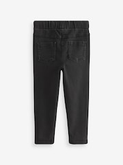 Black Denim 1 Pack Elasticated Waist Jeggings (3mths-7yrs) - Image 6 of 7