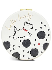Radley London Radley Evergreen White Compact Mirror - Image 1 of 3